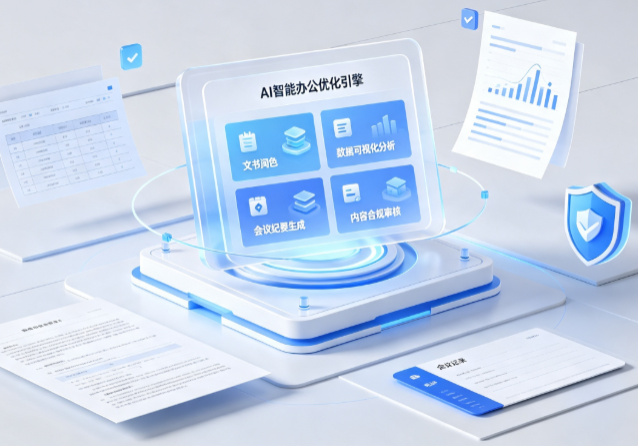 万年县AI重构现代办公体系 智能优化引擎助力企业轻量化高效运营